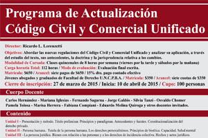 Programa de Actualizaci�n de C�digo Civil y Comercial Unificado de la UBA